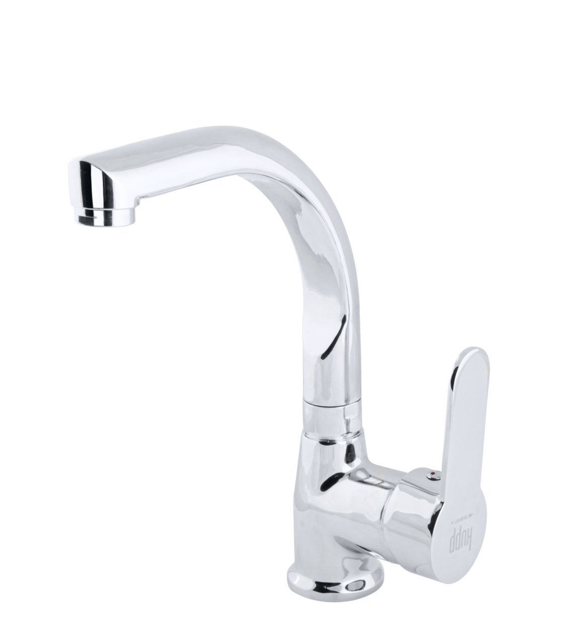 Troy Kuğu Lavabo Bataryası Aç Kapa Yandan Kollu Banyo Lavabo Bataryası