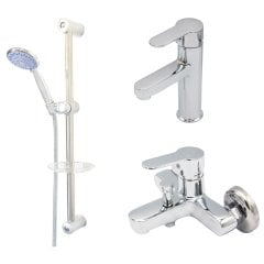 Banyo Bataryası seti Banyo Lavabo Musluğu Seti Banyo Duş Seti Yağmur Duş Takımı