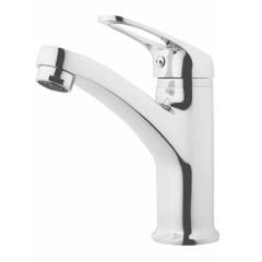 Truva Yüksek Lavabo Bataryası Pirinç Tek Gövde Yüksek Model Lavabo Musluğu