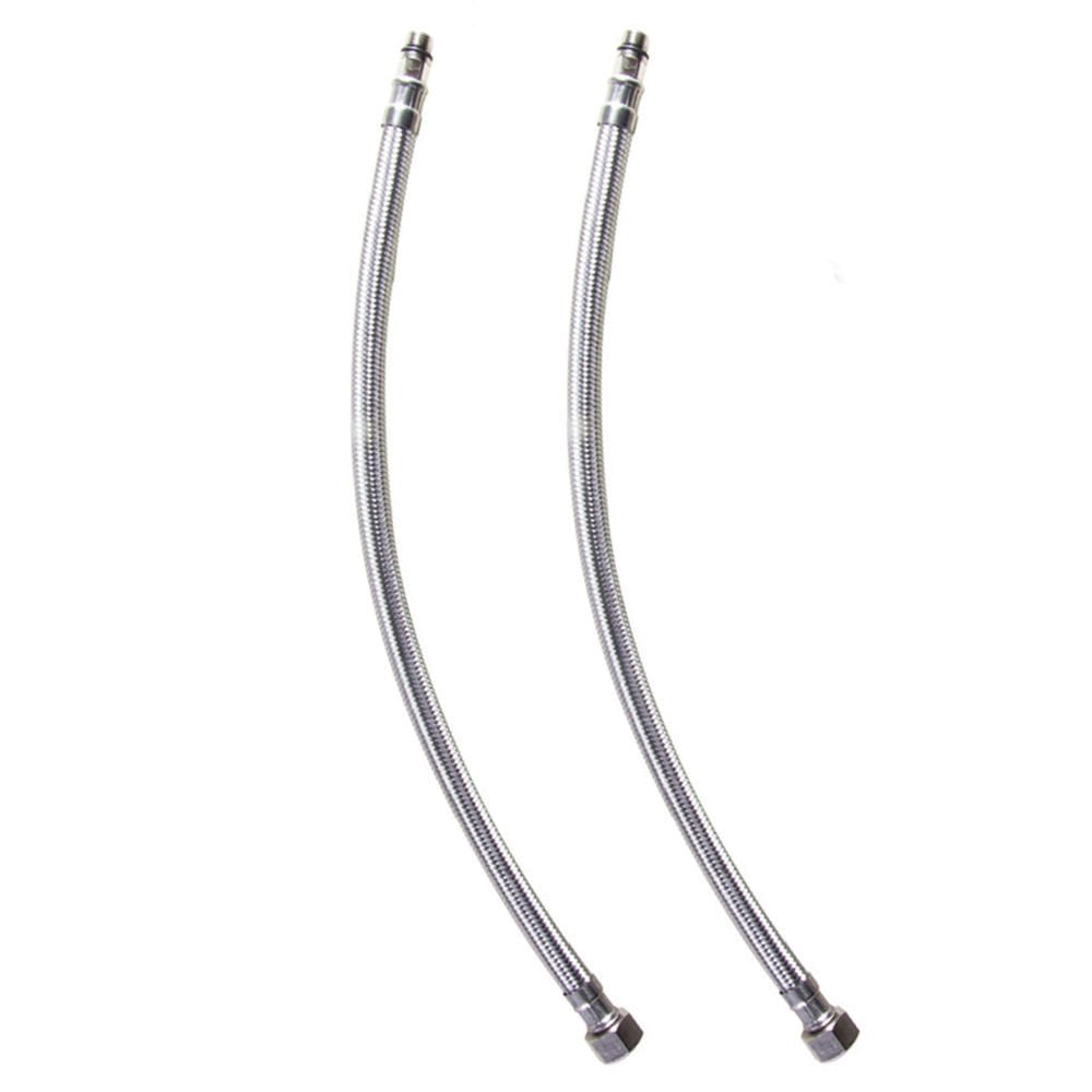 2 Adet 70 cm 3/8 M10 Musluk Fleks Hortumu Çelik Örgü Flex Bağlantı Hortumu 70 cm