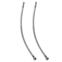 2 Adet 70 cm 3/8 M10 Musluk Fleks Hortumu Çelik Örgü Flex Bağlantı Hortumu 70 cm